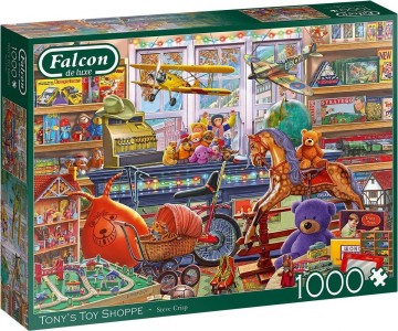 Puzzelwereld legpuzzel falcon de luxe 11317 falcon tonys toy shoppe 1000 stukjes L