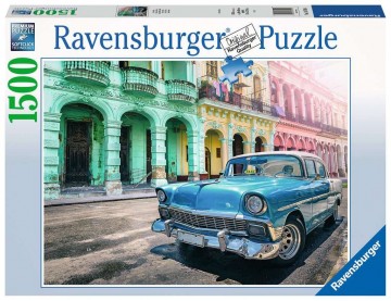 Puzzelwereld legpuzzel ravensburger Cuba Cars 167104 1500 stukjes F