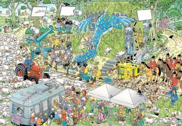 Puzzelwereld legpuzzel jumbo 20047 De Filmset 2000 stukjes P