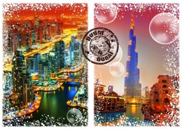Puzzelwereld-Legpuzzel-Grafika-Dubai-2000 stukjes-F00237 P