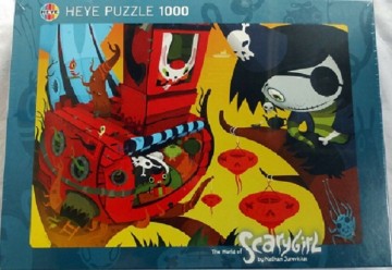 Puzzelwereld-Legpuzzel-Heye-Scarygirl-Treehouse-1000 stukjes-H29393 F