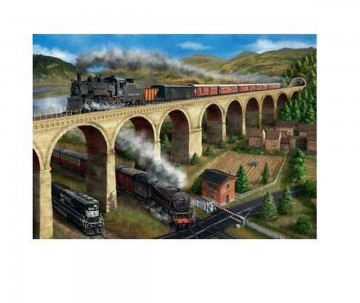 Puzzelwereld legpuzzel falcon de luxe 11281 the viaduct 1000 stukjes P