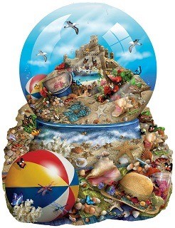 puzzelwereld legpuzzel contour sunsout 95352 sand castel 1000 stukjes P