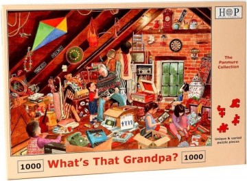 Puzzelwereld legpuzzel the house of puzzles 4302 what's that grandpa 1000 stukjes L