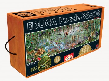 Puzzelwereld-Legpuzzel-Educa-Wildlife-33600 stukjes-16066 L