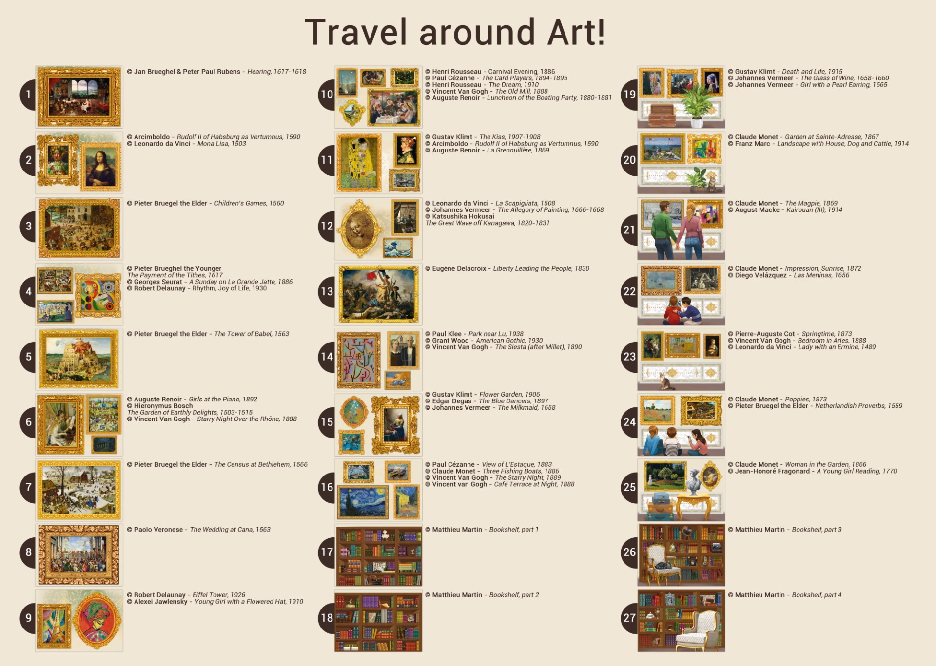 Rijk Volwassen hoofdpijn Grafika - Legpuzzel - Grootste puzzel ter wereld - Travel Around Art! -  54000 stukjes - Legpuzzels 5001-54000 stukjes - Puzzelwereld.eu