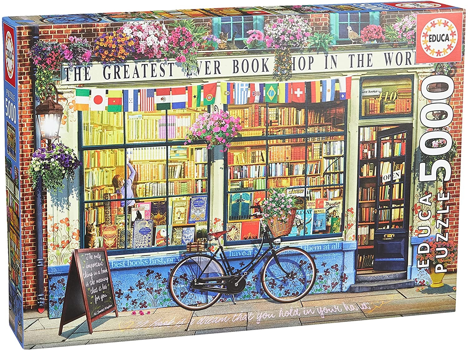 Verscherpen bord Duizeligheid Educa - Legpuzzel - The Greatest Bookshop in the World - 5000 stukjes -  Legpuzzels 2001-5000 stukjes - Puzzelwereld.eu