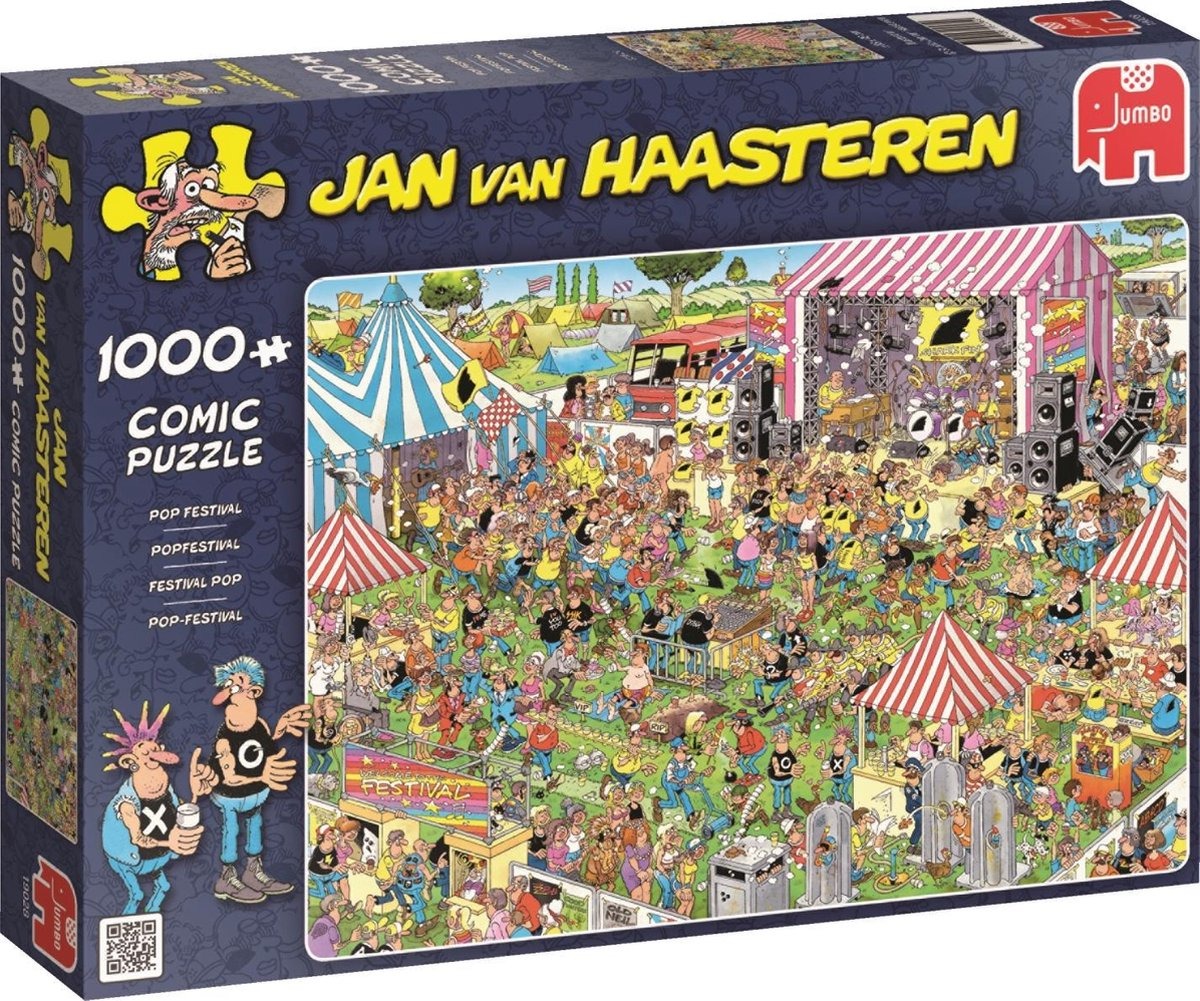 Jumbo - Jan van Haasteren - Legpuzzel - Popfestival - 1000 Legpuzzels 751-1000 -