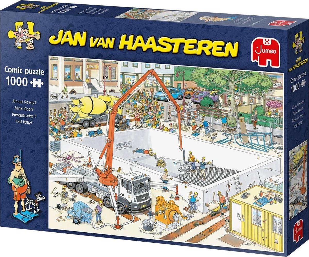 Reorganiseren racket Naar Jumbo - Jan van Haasteren - Legpuzzel - Bijna Klaar? - 1000 stukjes -  Legpuzzels 751-1000 stukjes - Puzzelwereld.eu