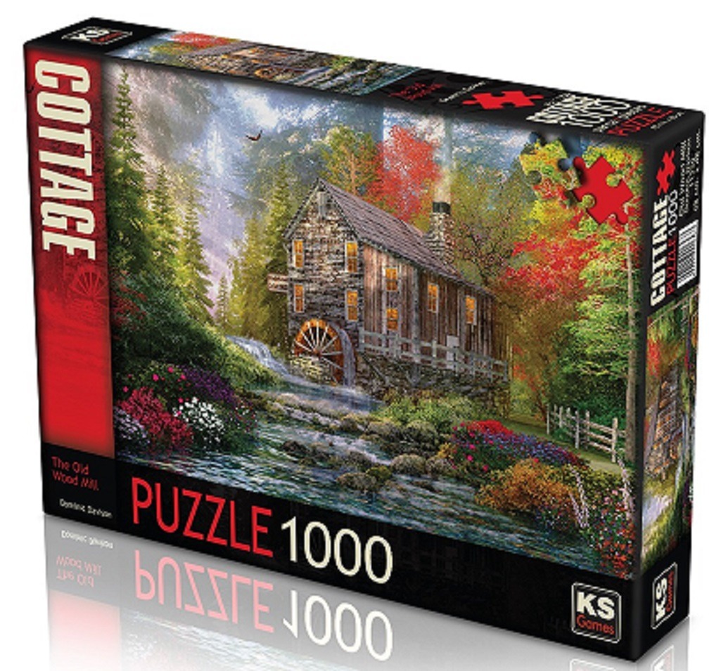 KS Games Legpuzzel - The Old Wood Mill - 1000 stukjes Legpuzzels 751-1000 stukjes Puzzelwereld.eu