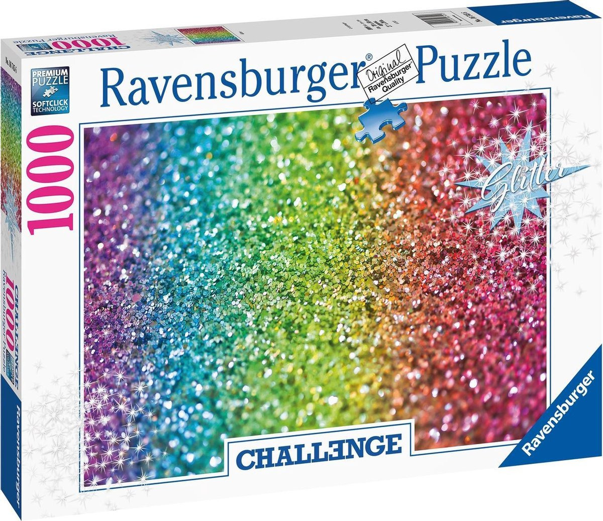 Ravensburger - Legpuzzel Glitter - 1000 stukjes - Legpuzzels 751-1000 - Puzzelwereld.eu