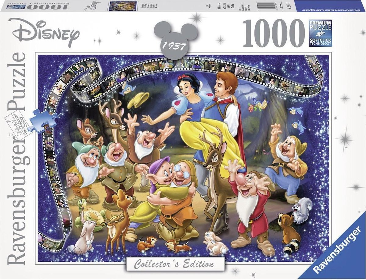 Aja Gedragen ONWAAR Ravensburger - Legpuzzel - Disney: Sneeuwwitje - 1000 stukjes - Legpuzzels  751-1000 stukjes - Puzzelwereld.eu