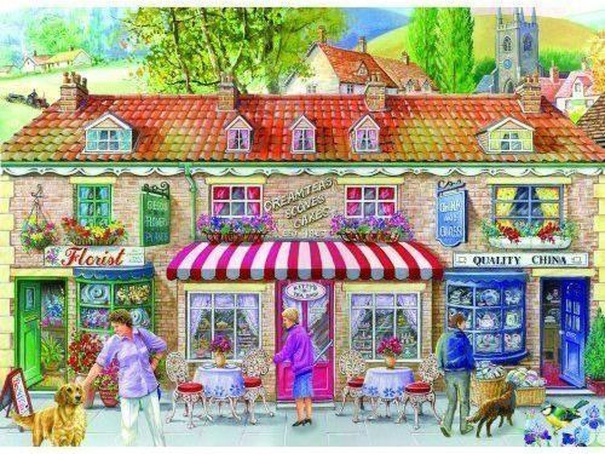 driehoek deken erectie The House of Puzzles - Legpuzzel - Friday Street - 500 stukjes - Legpuzzels  301-750 stukjes - Puzzelwereld.eu