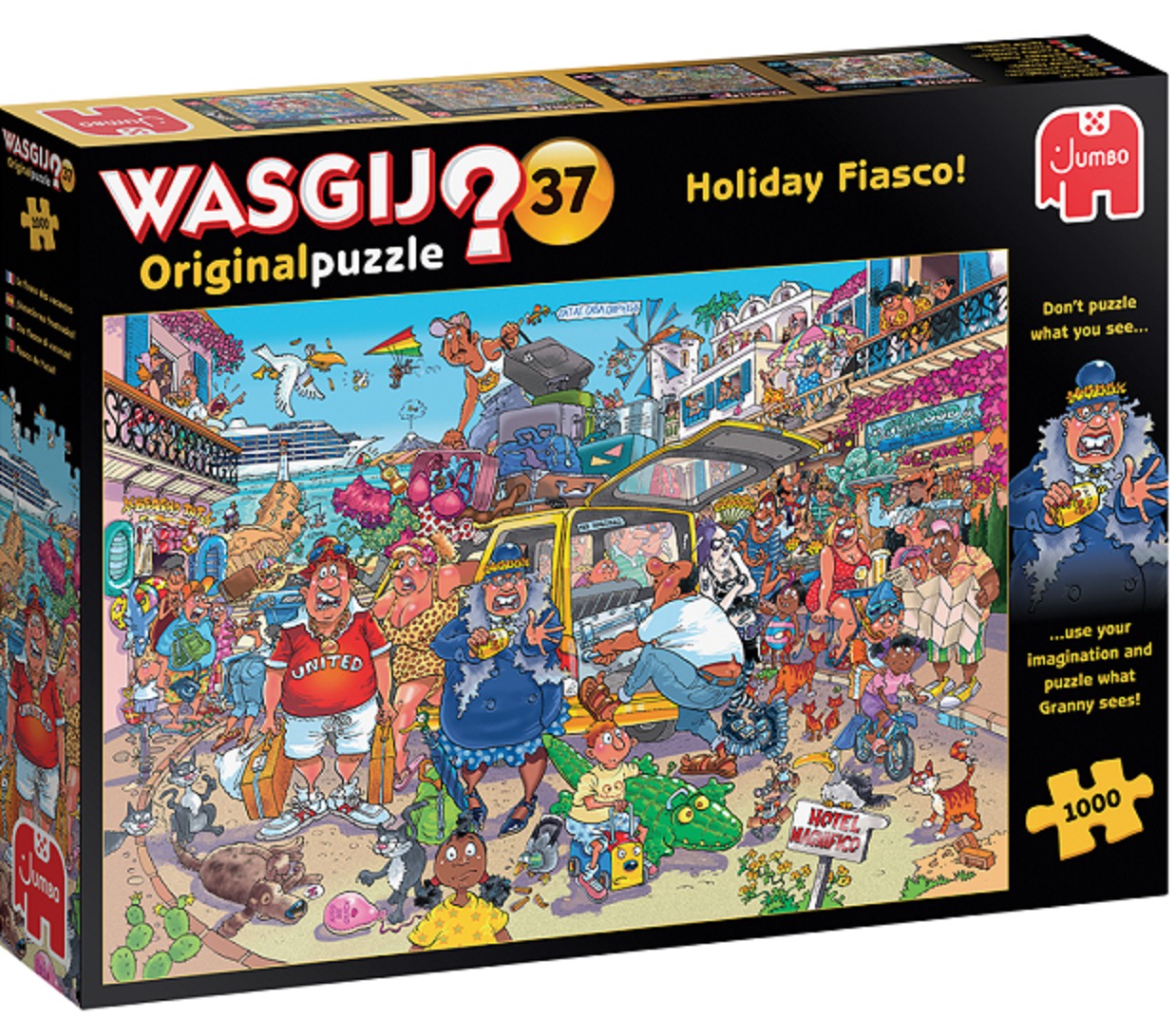 Ongepast Visa wagon Jumbo - Legpuzzel - Wasgij Original 37 - Vakantiefiasco - 1000 stukjes -  Legpuzzels 751-1000 stukjes - Puzzelwereld.eu