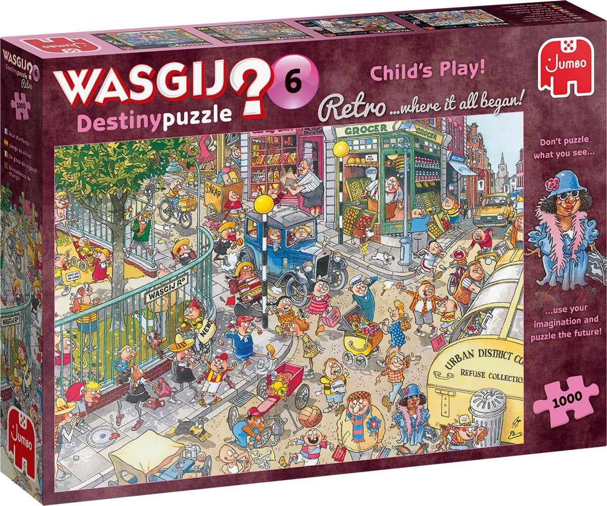 in de buurt nadering storm Jumbo - Legpuzzel - Wasgij Destiny 6 Retro - Child's Play! - 1000 stukjes -  Legpuzzels 751-1000 stukjes - Puzzelwereld.eu