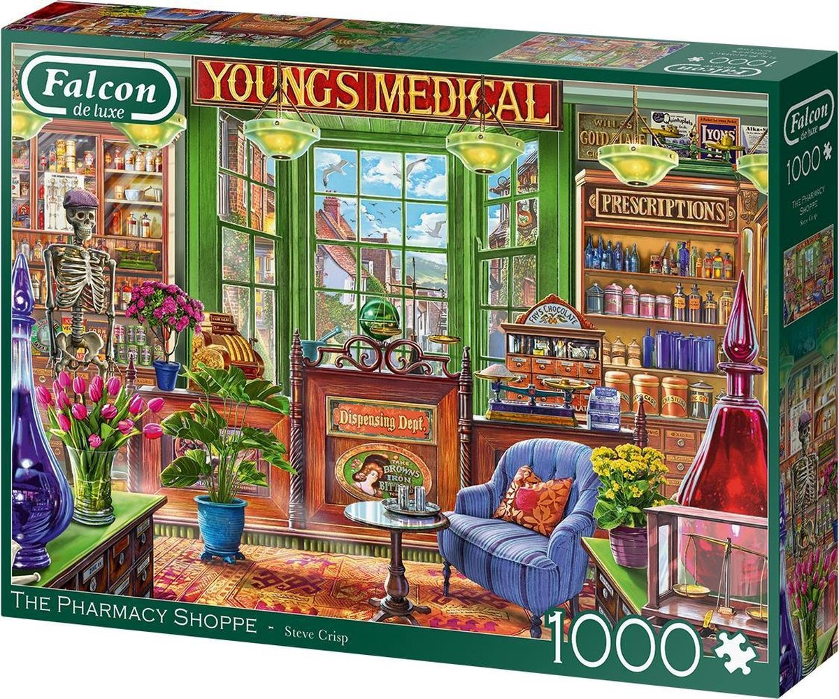 Falcon de Luxe - Legpuzzel - Pharmacy Shoppe - stukjes - 751-1000 stukjes -